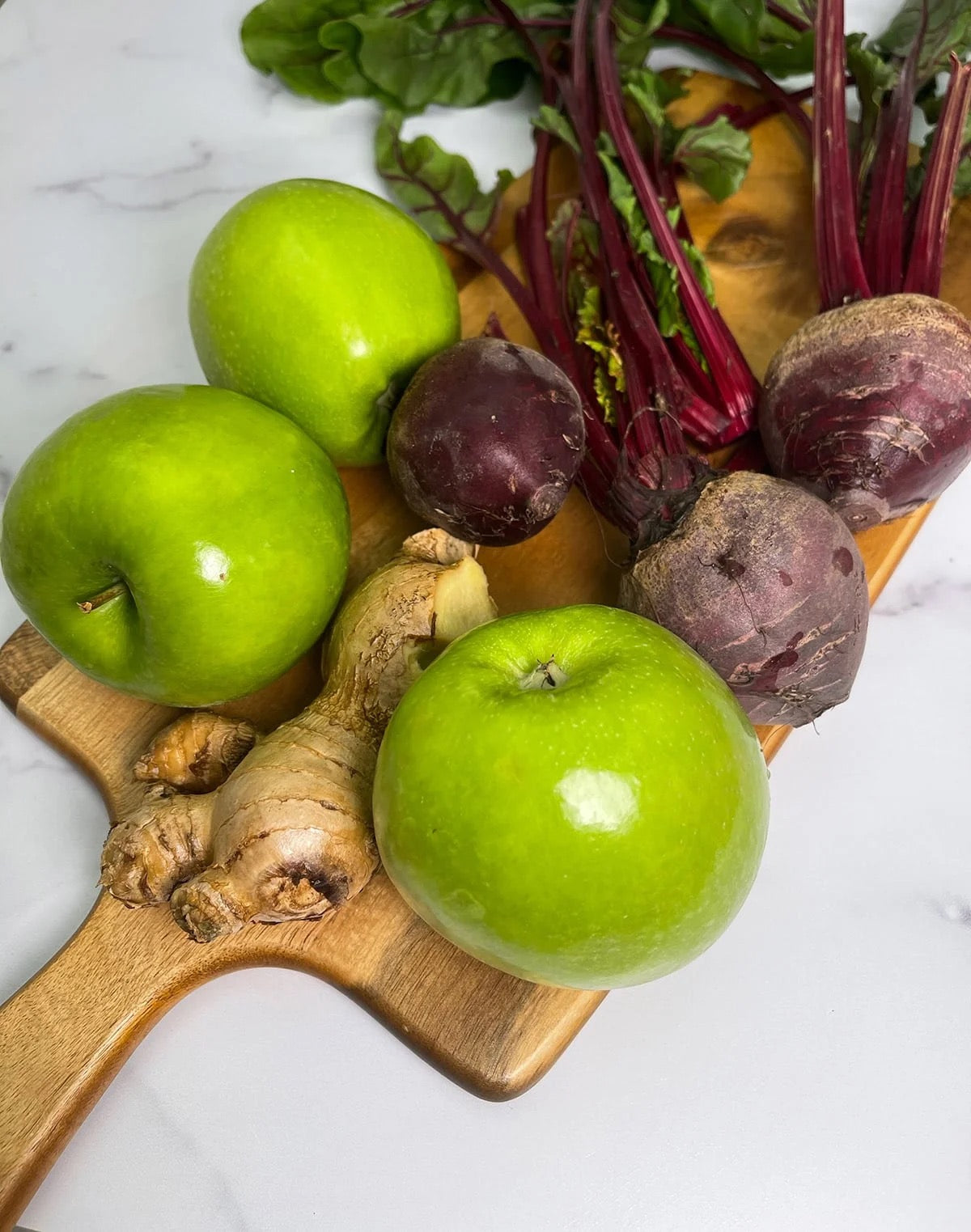 Beets. Apple. Ginger. Period.